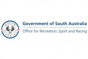 Government of South Australia Office for Recreation Sport and Racing logo on a white background