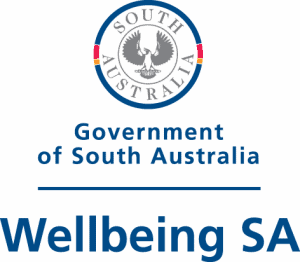 Image shows the logo for the Government of South Australia Department Wellbeing SA